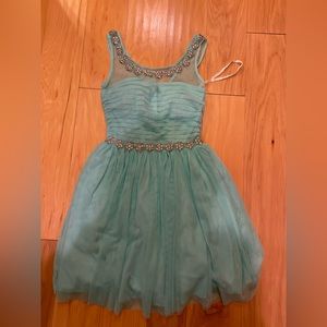 blue homecoming dress - size S